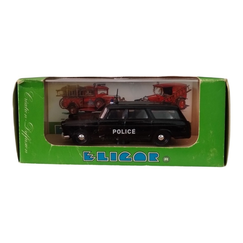 1138 Peugeot‎ 404 Police 1964 PTT Eligor France 1/43 Miniature Car